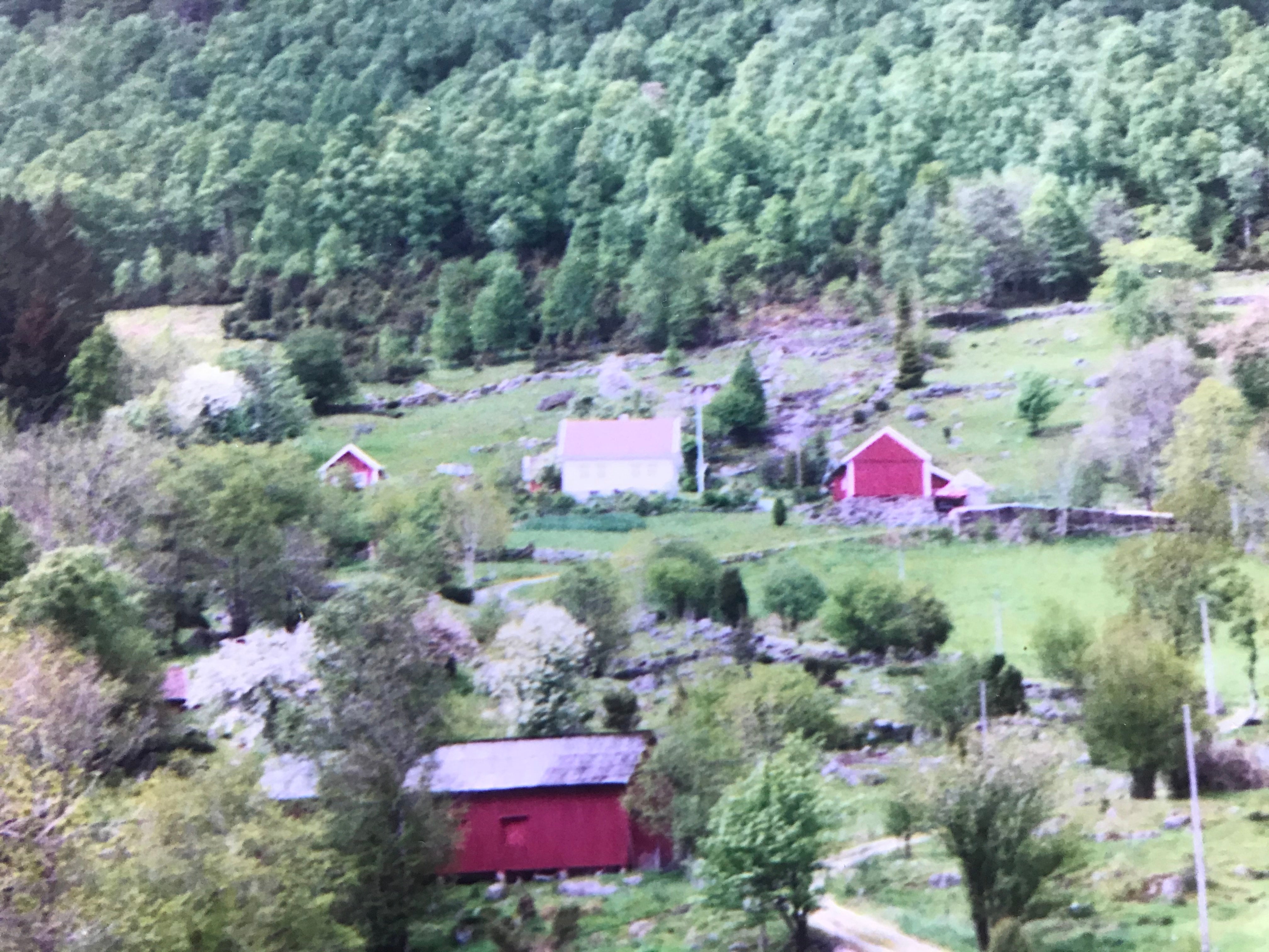 Family farm at Bjelland