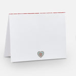 Blank back design of the horizontal Nordic notecards in this set from The Uff Da Sisters.